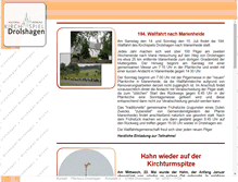 Tablet Screenshot of kirchspiel-drolshagen.de